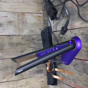 Dyson corrale hair straightener flat iron black purple